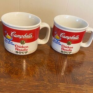Campbell's Classic Red and White Soup Mugs